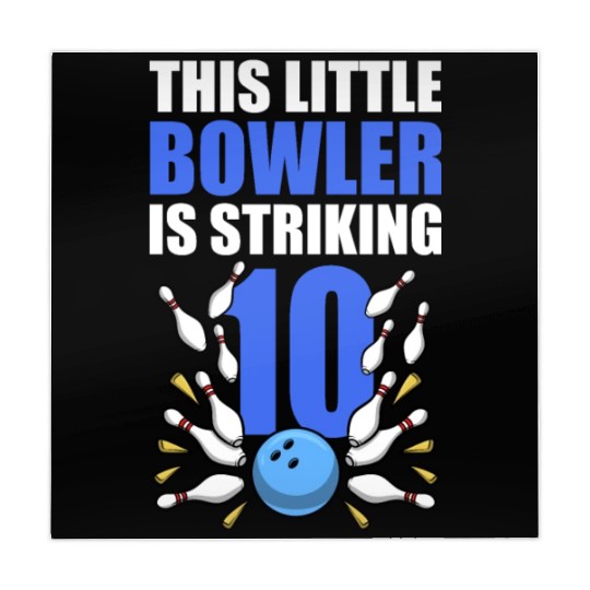 Bowling This Little Bowler Is Striking 10 Birthday Mahjong Mats