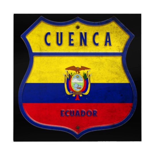 Cuenca Ecuador coat of arms flag design Mahjong Mats