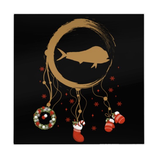 Winter dreamcatcher Christmas Golden mackerel Mahjong Mats