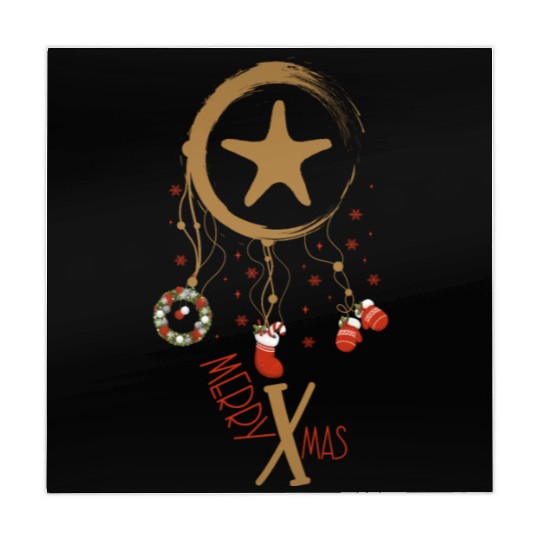 Winter dreamcatcher Christmas Starfish Mahjong Mats