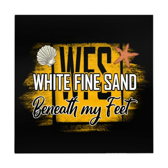 white fine sand beneath my feet Mahjong Mats