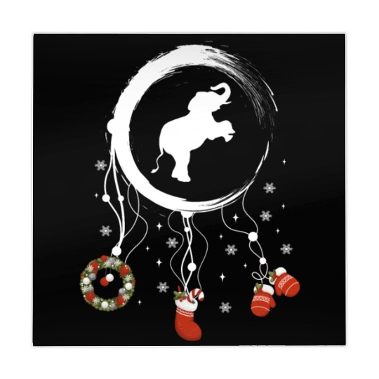 Winter dreamcatcher Christmas Elephant Mahjong Mats