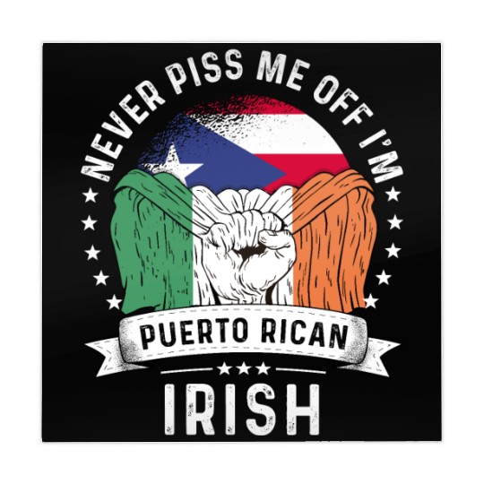 Puerto Rico Flag Ireland Grown Funny Humor Mahjong Mats
