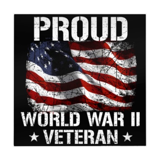 World War 2 Veteran Military Veteran USA Flag Mahjong Mats