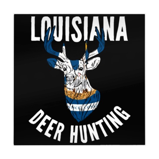 Louisiana Deer Hunting Buck Stag Hunter Mahjong Mats