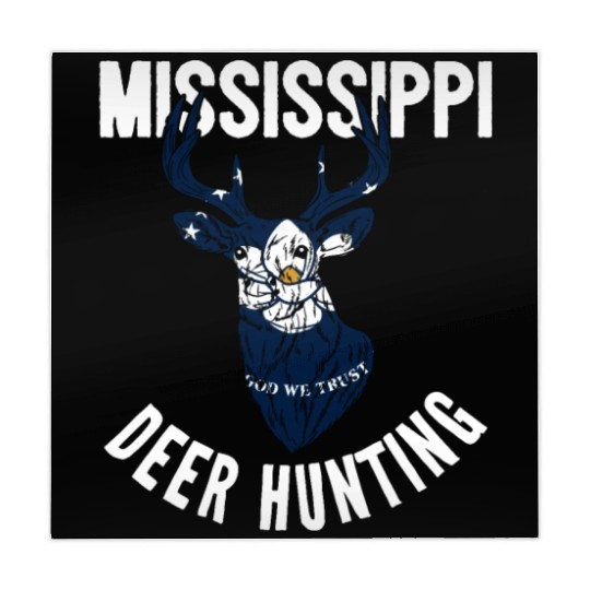 Mississippi Deer Hunting Buck Stag Hunter Mahjong Mats