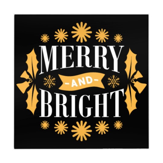 Merry And Bright Snowflakes Mistletoe Xmas Holiday Mahjong Mats