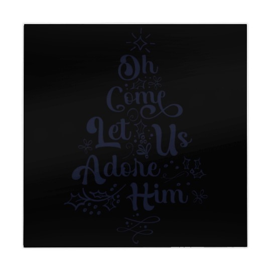 Oh Come Let Us Adore Him Jesus Family Christian Mahjong Mats