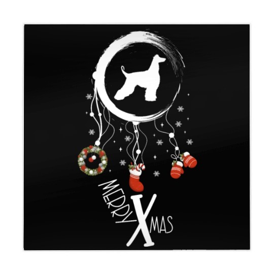 dog dreamcatcher Christmas Afghan Hound Mahjong Mats
