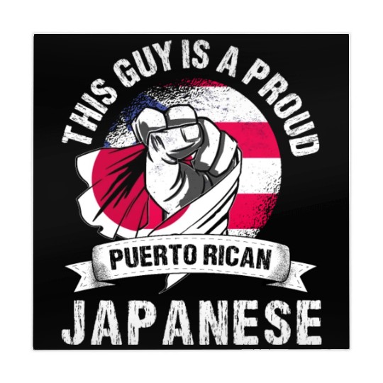 Puerto Rico Flag Japan Grown Men Boys Guy Mahjong Mats