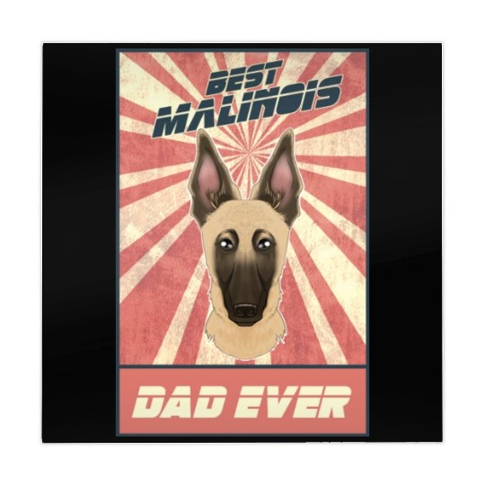 Best Belgian Malinois Dad Ever I Mechelaar Lover Mahjong Mats