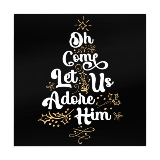 Oh Come Let Us Adore Him Religious Jesus Mahjong Mats