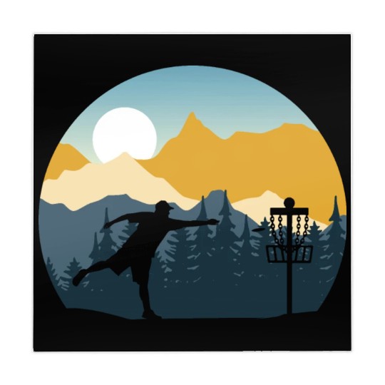 Disc Golf - Disc Golfing Player Ultimate Frisbee Mahjong Mats