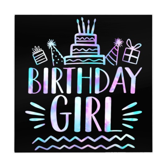 Birthday Girl Pastel Colorful Mahjong Mats