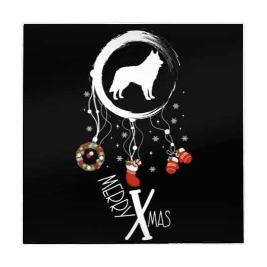 dog dreamcatcher Christmas Belgian Sheepdog Mahjong Mats