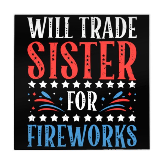 Will Trade Sister For Fireworks 4th of July Mahjong Mats