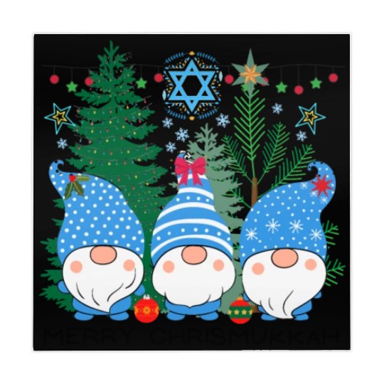 Merry Christmukkah, Jewish Christmas, Hanukkah Mahjong Mats