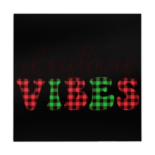 Christmas Vibes Buffalo Plaid Retro Christmas Mahjong Mats