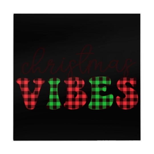 Christmas Vibes Buffalo Plaid Retro Christmas Mahjong Mats