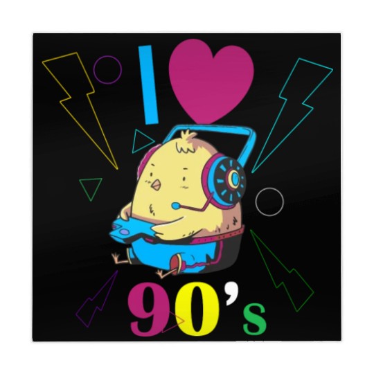 1990's 90s I Heart Nineties I Love the 90's Old Mahjong Mats