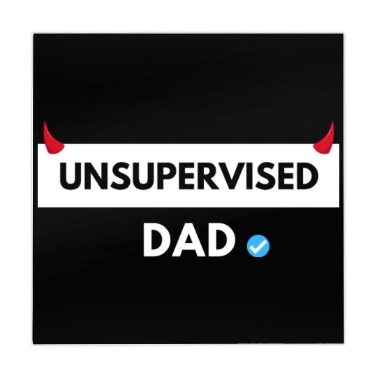 UNSUPERVISED DAD FUNNY CUTE DESIGN Mahjong Mats