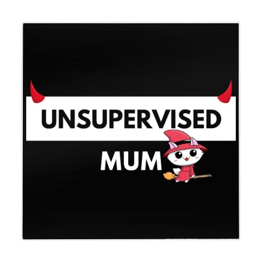UNSUPERVISED MUM FUNNY CUTE DESIGN Mahjong Mats