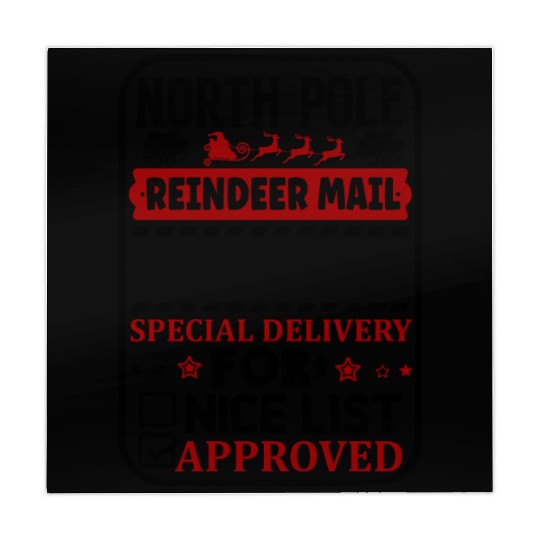 North Pole Reindeer Mail Mahjong Mats