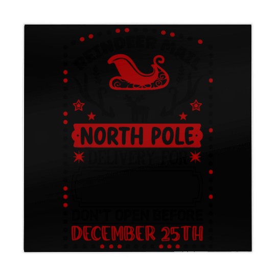 Reindeer Mail North Pole Delivery Mahjong Mats