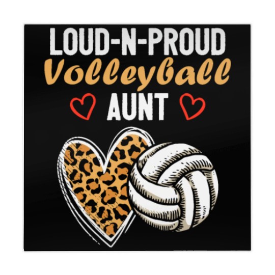 Loud-N-Proud Volleyball Aunt Birthday Party Family Mahjong Mats