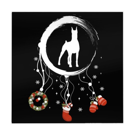dog dreamcatcher Christmas Doberman Mahjong Mats