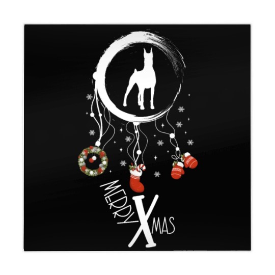 dog dreamcatcher Christmas Doberman Mahjong Mats