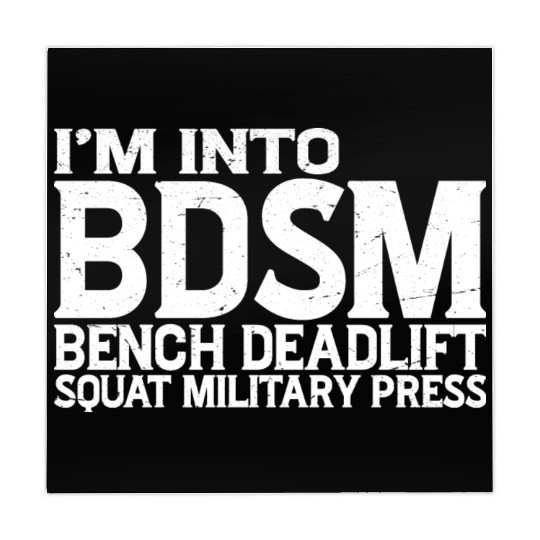 Im Into BDSM Bench Squat Deadlift Military Press19 Mahjong Mats