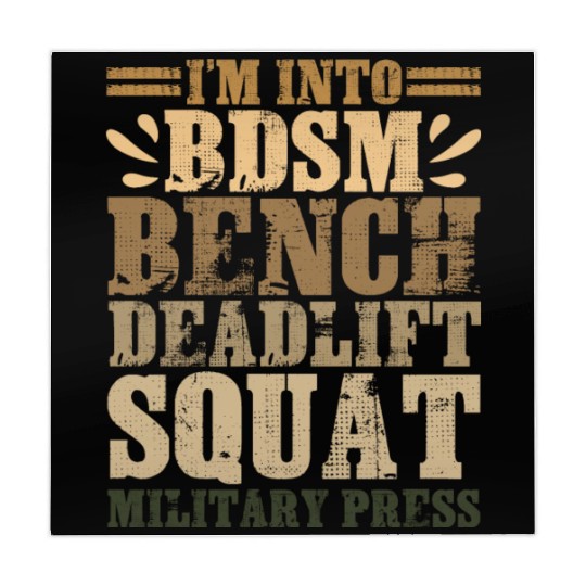 Im Into BDSM Bench Squat Deadlift Military Press17 Mahjong Mats