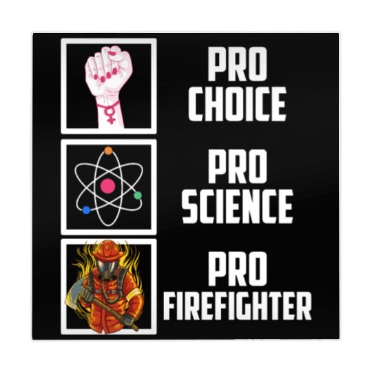 Pro Choice Pro Science Pro Firefighter Liberal Dem Mahjong Mats