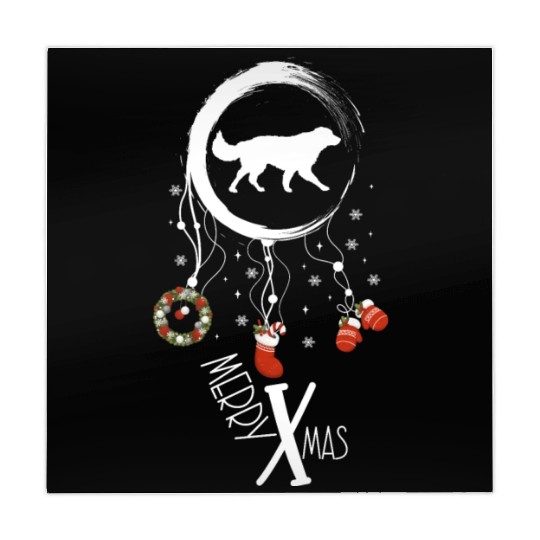 dog dreamcatcher Christmas Golden Retriever Mahjong Mats