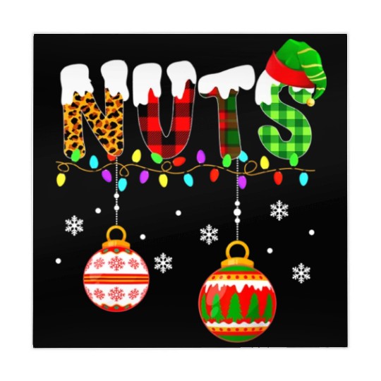 Funny Chest Nuts Couples Christmas Chestnuts Xmas Mahjong Mats