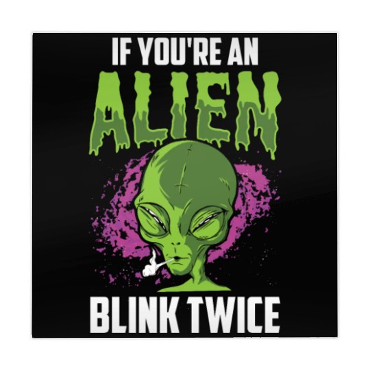 If You're An Alien Blink Twice Space Astronaut Mahjong Mats