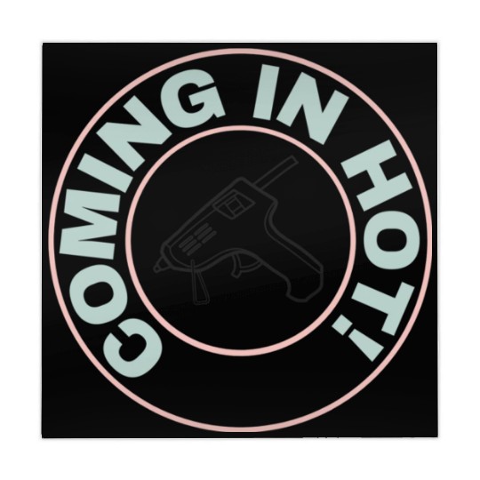 Coming in Hot - Black Glue Gun Mahjong Mats