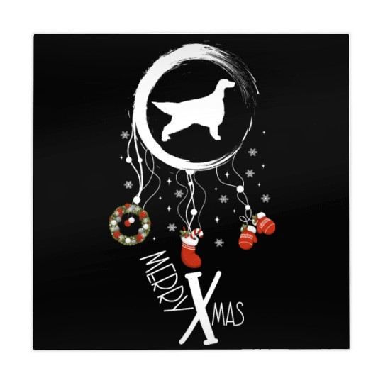 dog dreamcatcher Christmas Irish Setter Mahjong Mats
