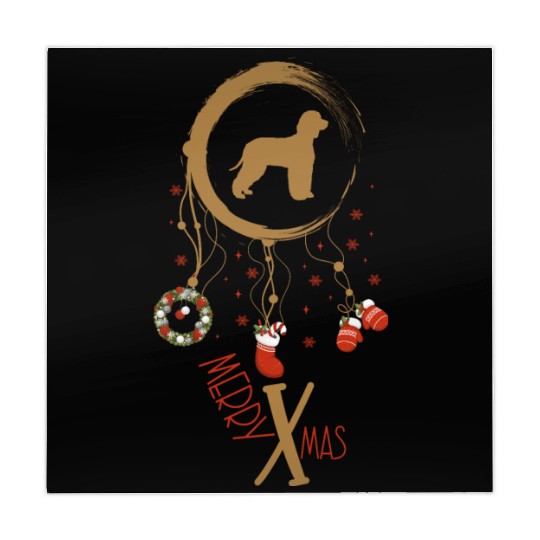 dog dreamcatcher Christmas Irish Water Spaniel Mahjong Mats