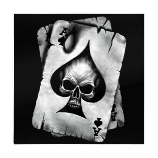 Ace of Skulls Death Cards Vietnam Mahjong Mats