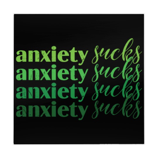 Anxiety Sucks Green Mental Health Mahjong Mats