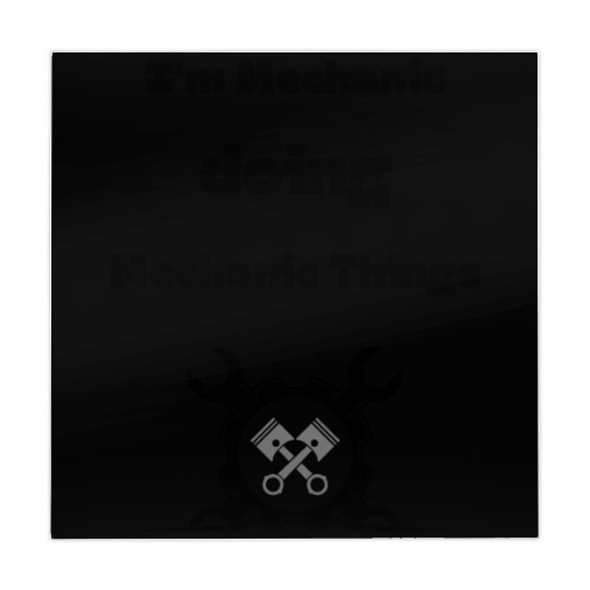 I'm Mechanic Doing Mechanic Things Retro Vintage Mahjong Mats