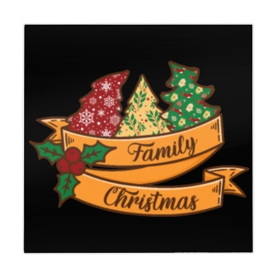 Xmas Family Christmas Mistletoe Fir Tree Mahjong Mats
