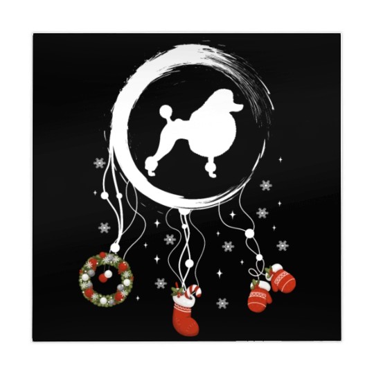 dog dreamcatcher Christmas Poodle Mahjong Mats