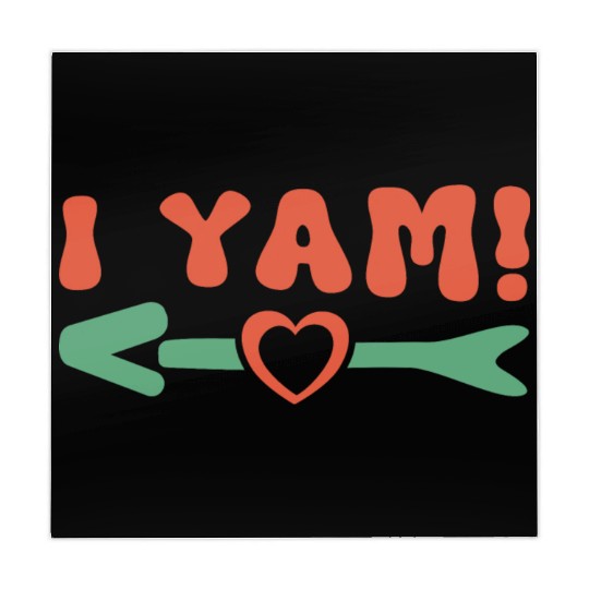 Groovy My Sweet Potato I Yam Couple's Matching Mahjong Mats