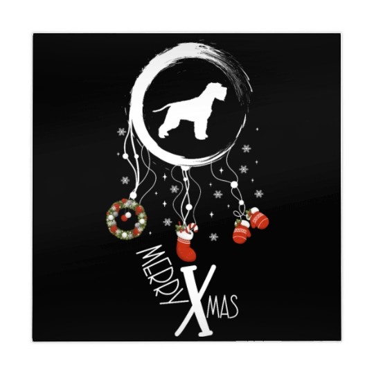 dog dreamcatcher Christmas Schnauzer Mahjong Mats
