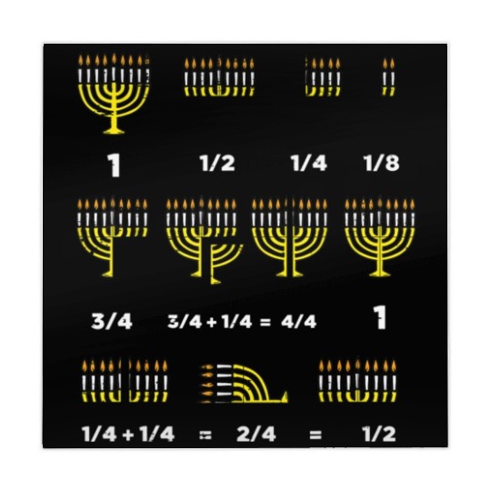 Hanukkah Math Fractions Menorah Chanukah Teacher Mahjong Mats