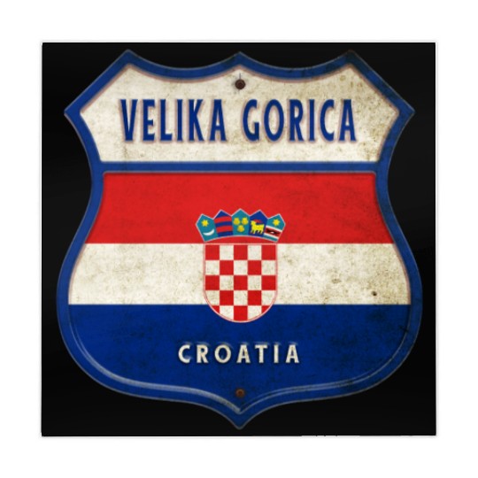 Velika Gorica Croatia flag coat of arms design Mahjong Mats
