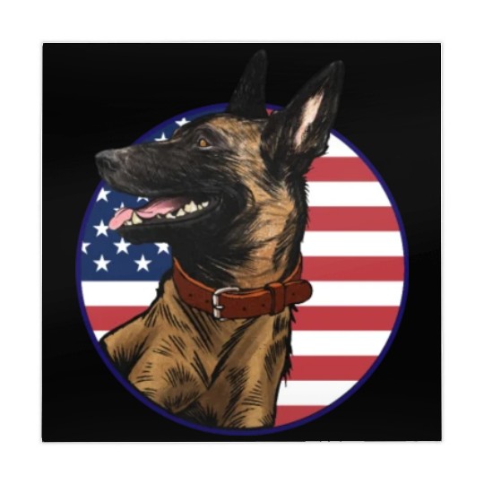 Belgian Malinois Dog Lover Dog Owner US American F Mahjong Mats